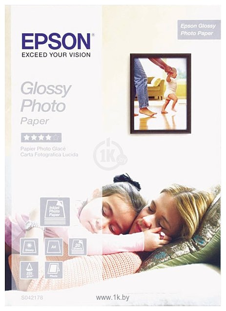 Фотографии Epson Glossy Photo Paper A4 20 листов (C13S042178)