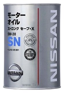 Фотографии Nissan Strong Save X 5W-30 SN (KLAN3-05301) 1л