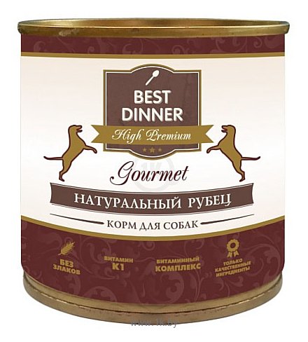 Фотографии Best Dinner High Premium (Gourmet) для собак Натуральный Рубец (0.24 кг) 12 шт.