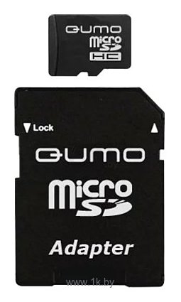 Фотографии Qumo microSDHC class 6 32GB + SD adapter