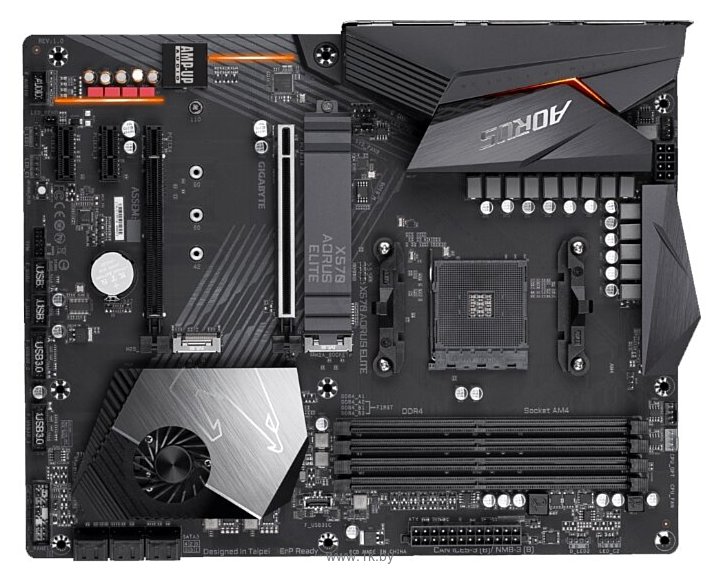 Фотографии GIGABYTE X570 AORUS ELITE (rev. 1.0)