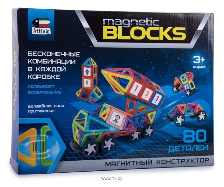 Фотографии Attivio Magnetic Blocks TY0010 Транспортер
