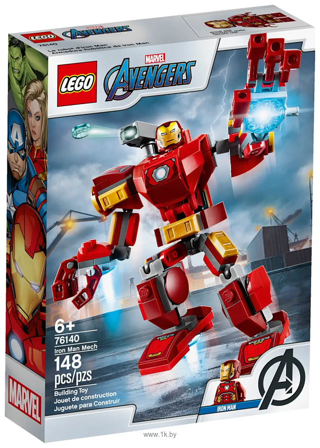 Фотографии LEGO Marvel Super Heroes 76140 Avengers Железный Человек: трасформер