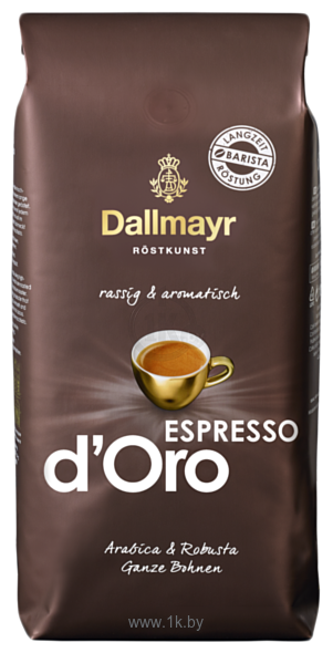 Фотографии Dallmayr Espresso d’Oro в зернах 1000 г
