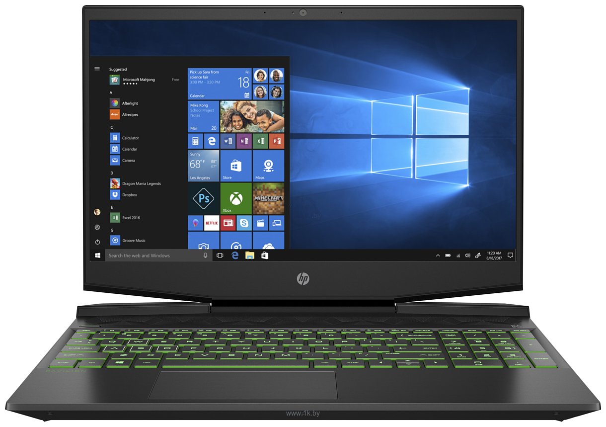 Фотографии HP Gaming Pavilion 15-dk1046ur (22R52EA)