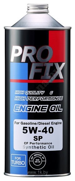 Фотографии Profix Engine Oil 5W40 SP SP5W40C1 1л