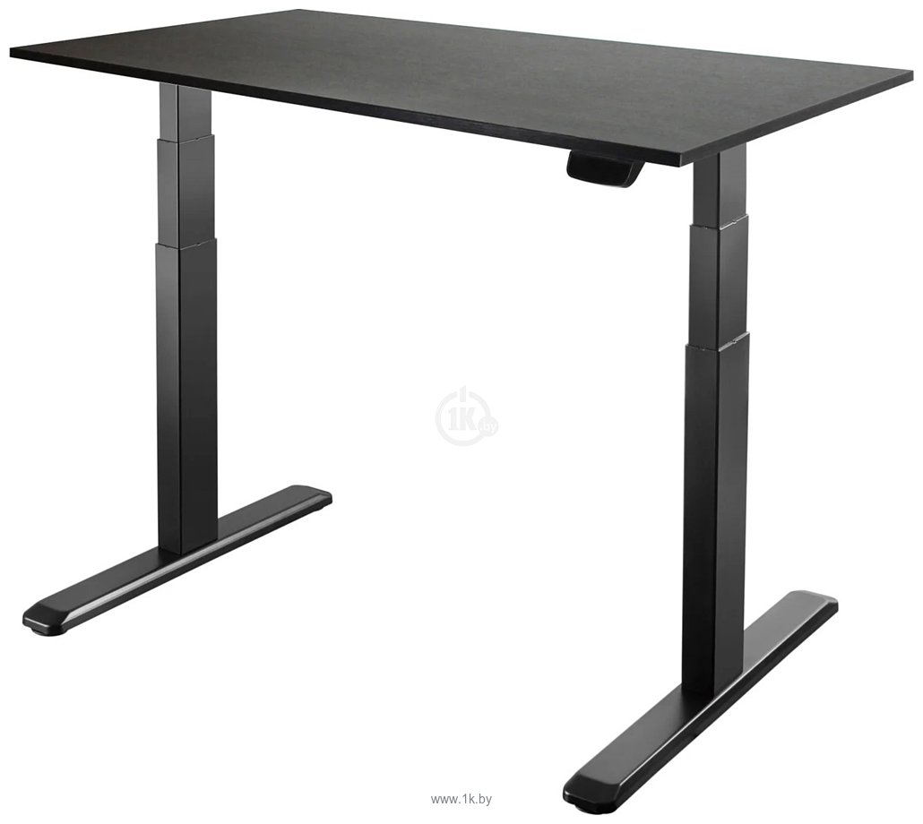 Фотографии ErgoSmart Ergo Desk Prime 1200x650x18 мм (дуб темно-коричневый/черный)