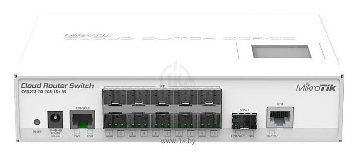Фотографии MikroTik Cloud Router Switch CRS212-1G-10S-1S+IN
