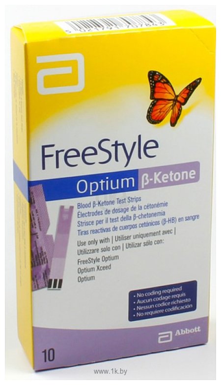 Фотографии Abbott FreeStyle Optium b-Ketone (10 шт)