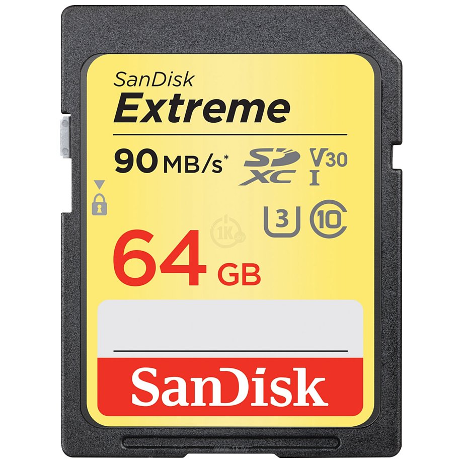 Фотографии Sandisk Extreme V30 SDXC 64GB (SDSDXVE-064G-GNCIN)