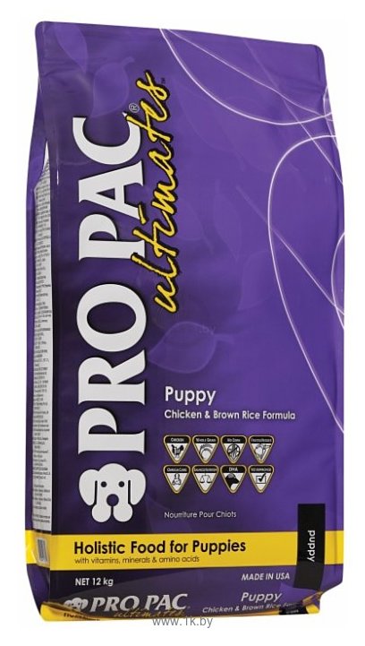 Фотографии Pro Pac (12 кг) Ultimates Puppy Chicken & Brown Rice