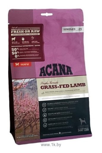 Фотографии Acana (0.34 кг) Singles Grass-Fed Lamb