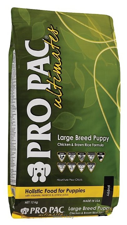 Фотографии Pro Pac (12 кг) Ultimates Puppy Large Breed Chicken & Brown Rice