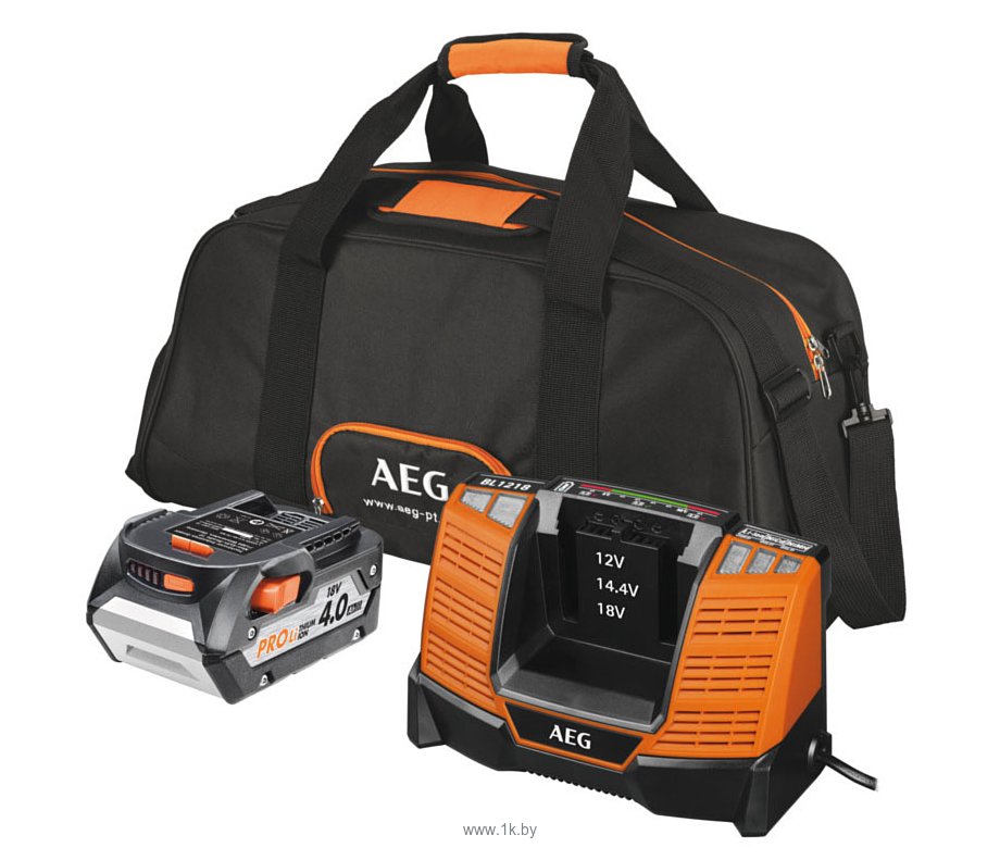 Фотографии AEG Powertools SET L1840BL 4932430359 (18В/4 Ah + 12-18В)