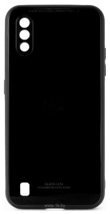 Фотографии Case Glassy для Galaxy M01 (черный)