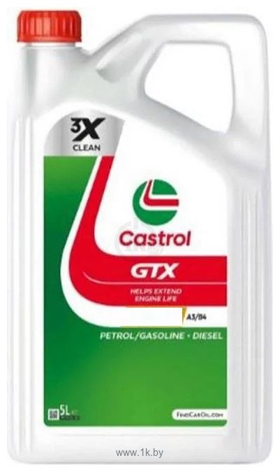 Фотографии Castrol GTX 10W-40 A3/B4 5л