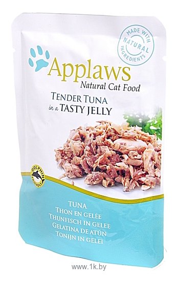 Фотографии Applaws Cat Pouch Tender Tuna in a tasty jelly (0.07 кг) 1 шт.