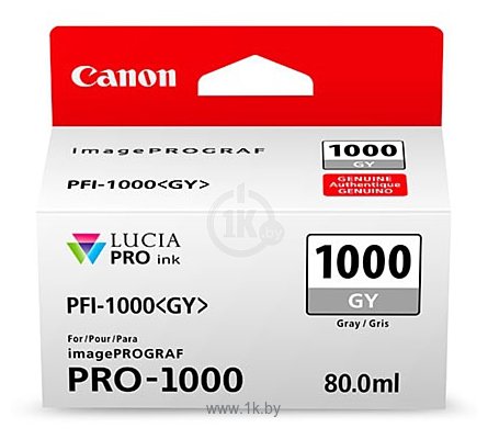 Фотографии Canon PFI-1000 GY