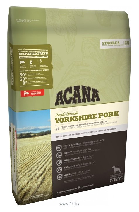 Фотографии Acana (0.34 кг) Yorkshire Pork