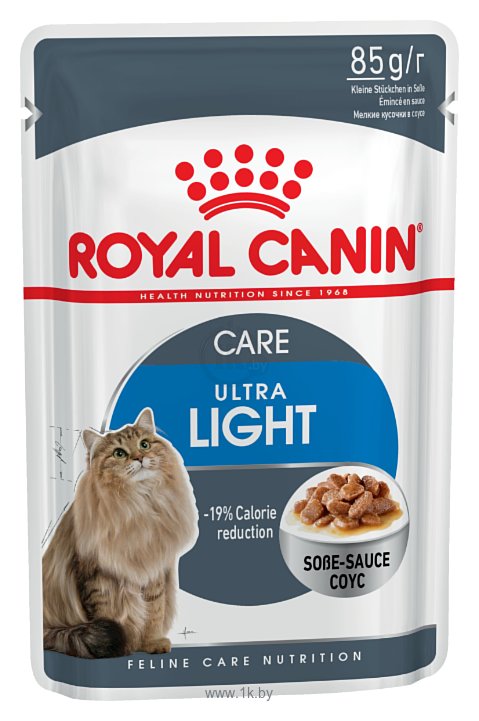 Фотографии Royal Canin (0.085 кг) 1 шт. Ultra Light (в соусе)