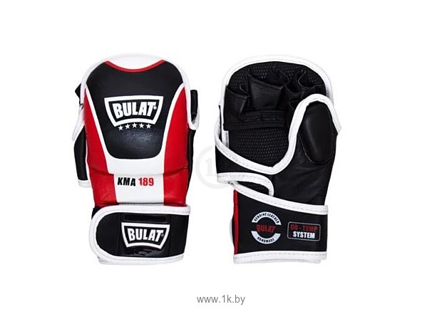 Фотографии Bulat Full Contact MMA KMA-189 (XL, черный/красный/белый)