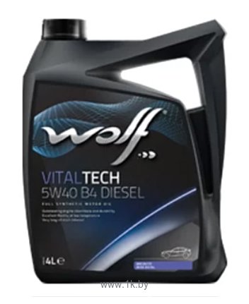 Фотографии Wolf VitalTech 5W-40 B4 Diesel 4л