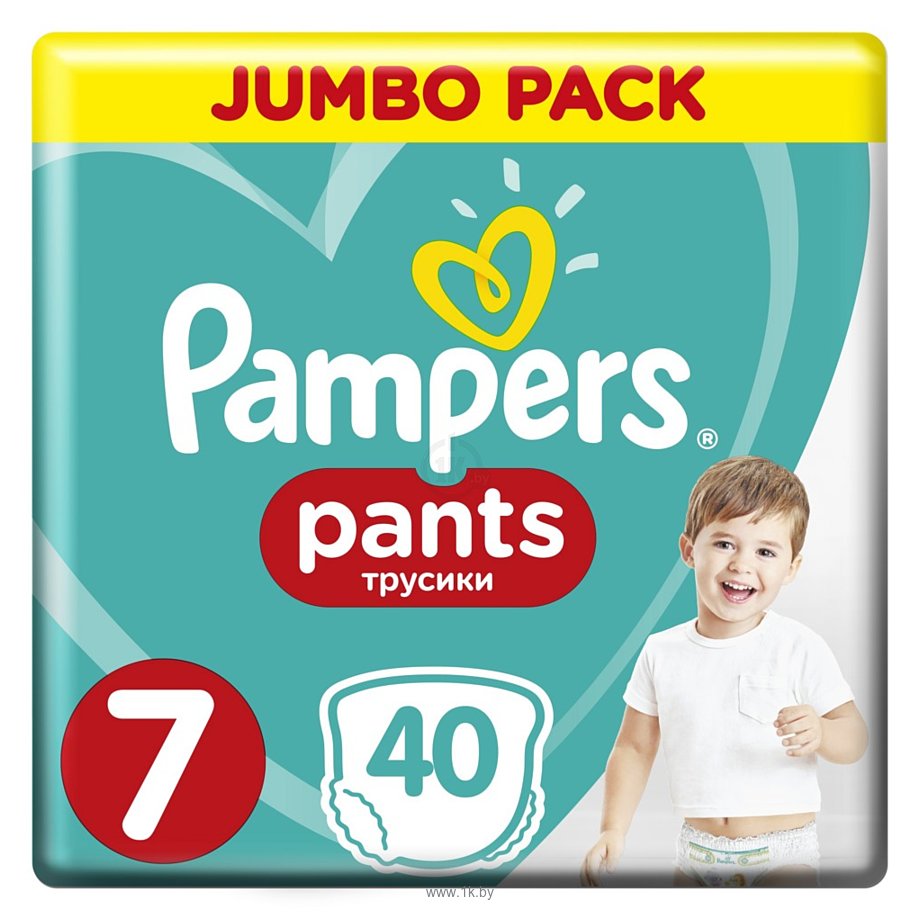 Фотографии Pampers Pants 7 (17+ кг), 40 шт