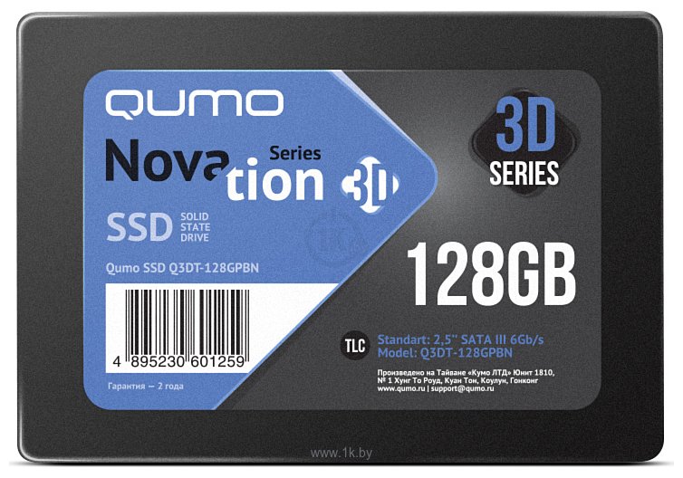 Фотографии QUMO Novation 3D TLC 128GB Q3DT-128GPBN