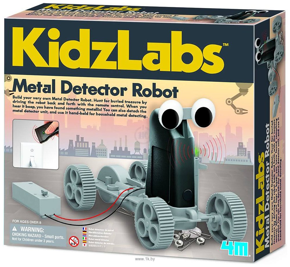 Фотографии 4M KidzLabs Робот-кладоискатель 00-03297