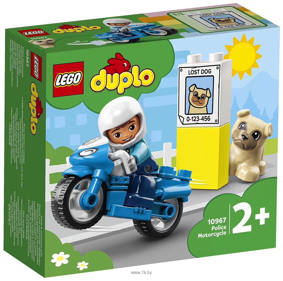 Фотографии LEGO Duplo 10967 Полицейский мотоцикл