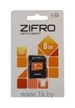 Фотографии ZIFRO microSDHC Class 10 8GB + SD adapter