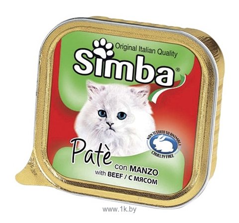 Фотографии Simba Паштет для кошек Говядина (0.1 кг) 1 шт.