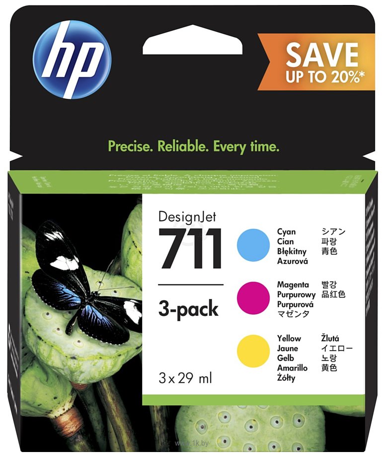 Фотографии HP 711 3-pack (P2V32A)