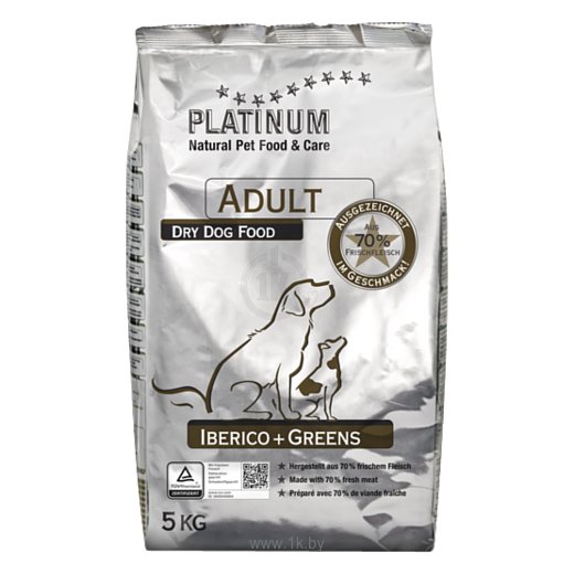 Фотографии PLATINUM (5 кг) Adult Dog Iberico + Greens