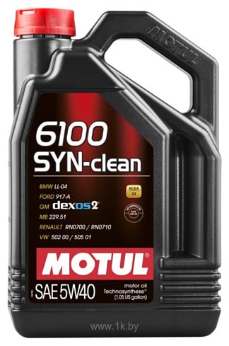 Фотографии Motul 6100 Syn-clean 5W-40 5л