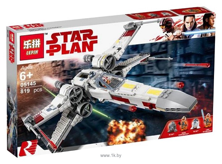 Фотографии Lepin Star Plan 05145 Звёздный истребитель X-wing