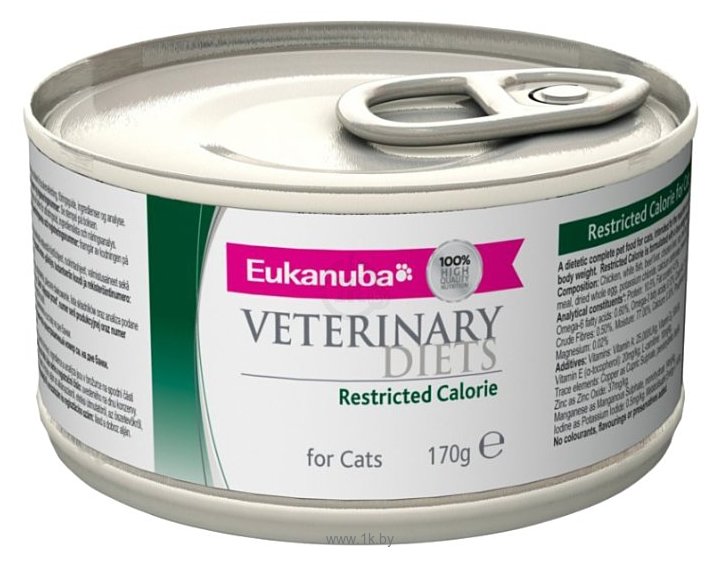 Фотографии Eukanuba Veterinary Diets Restricted Calorie for Cats Can (0.17 кг) 1 шт.