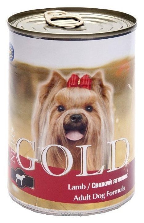 Фотографии Nero Gold (0.41 кг) 24 шт. Консервы для собак. Свежий ягненок