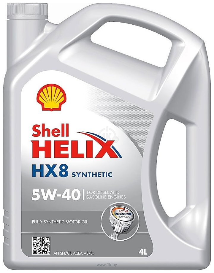 Фотографии Shell Helix HX8 Synthetic 5W-40 4л
