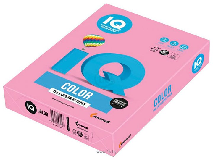 Фотографии IQ Color PI25 A4 (розовый, 160 г/м2, 250 л)