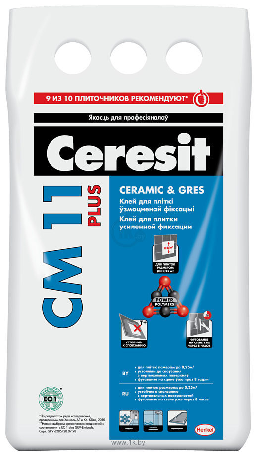 Фотографии Ceresit CM 11 Plus (5 кг)