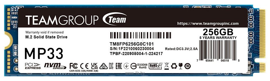 Фотографии Team MP33 256GB TM8FP6256G0C120