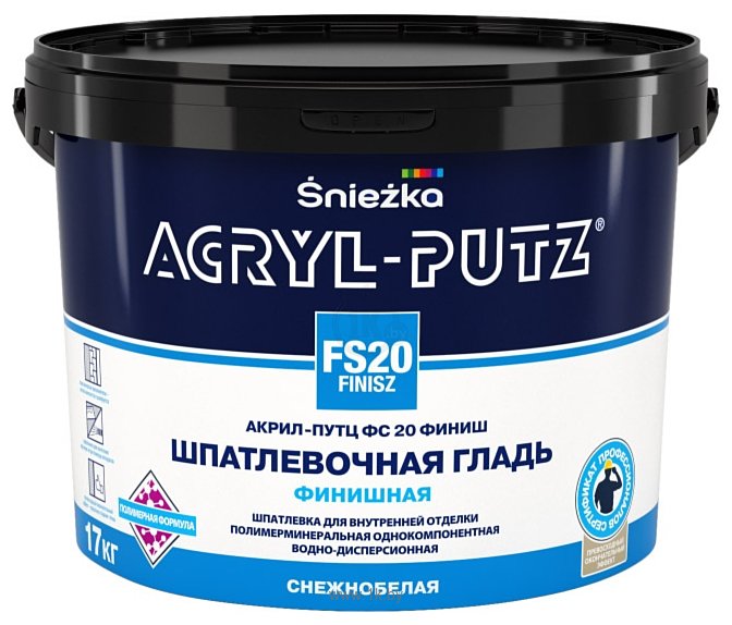 Фотографии Sniezka ACRYL-PUTZ FS20 FINISZ (РБ, 5 кг)