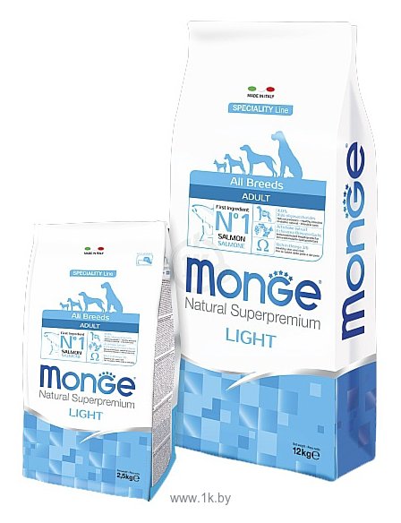 Фотографии Monge Speciality Line Light – Лосось и рис (12 кг)