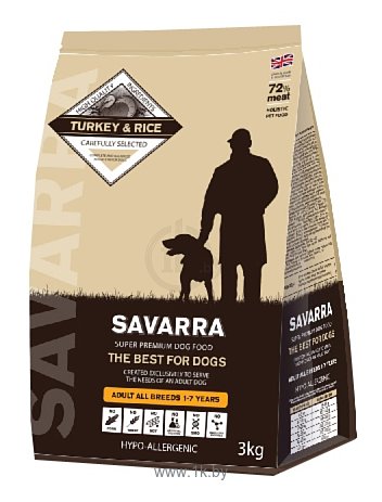 Фотографии SAVARRA Adult All Breeds Dogs Turkey (18 кг)