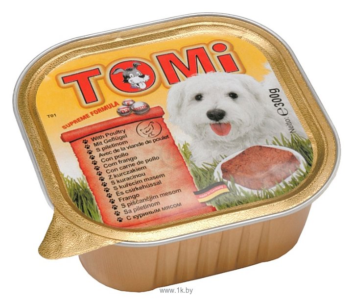 Фотографии ToMi (0.3 кг) 1 шт. Ламистер для собак с птицей