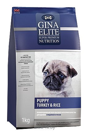 Фотографии Gina Elite (3 кг) Puppy Turkey & Rice