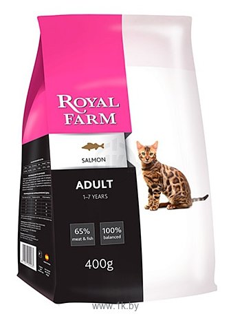 Фотографии Royal Farm (0.4 кг) Сухой корм для кошек Adult Salmon