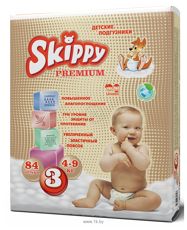 Фотографии Skippy Premium Midi 3 (84 шт.)