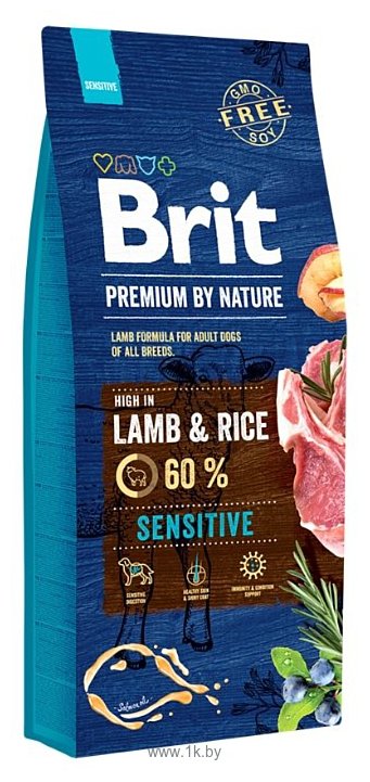 Фотографии Brit (15 кг) Premium by Nature Sensitive Lamb & rice